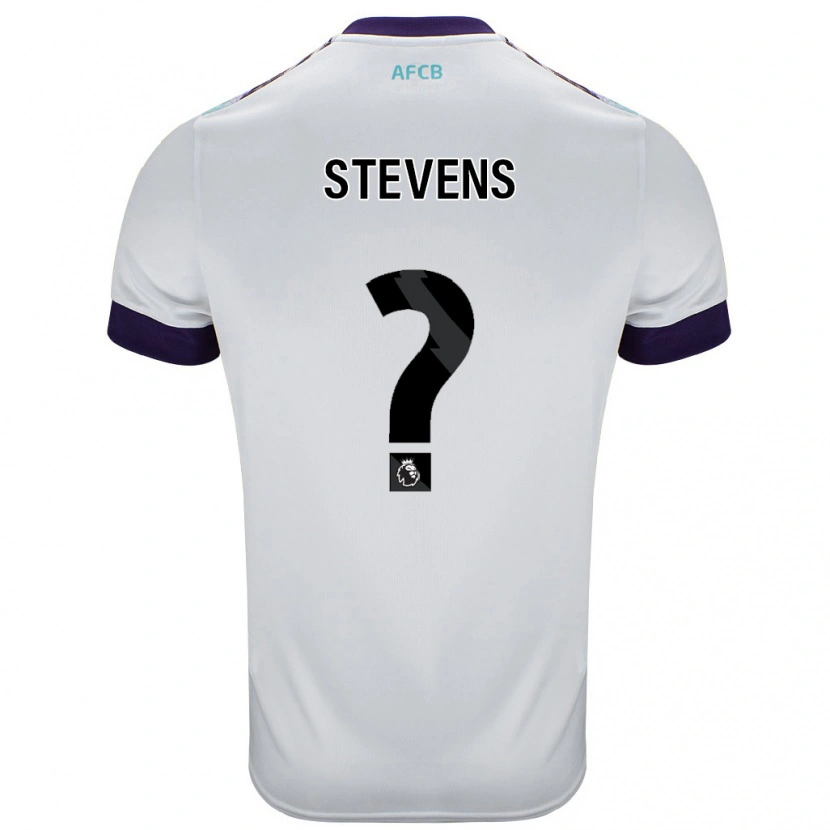 Danxen Kvinnor Charlie Stevens #0 Vit Grön Lila Bortatröja Matchtröjor 2024/25 Tröjor T-Tröja