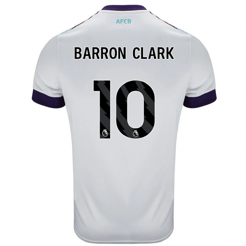 Danxen Kvinnor Molly Barron-Clark #10 Vit Grön Lila Bortatröja Matchtröjor 2024/25 Tröjor T-Tröja