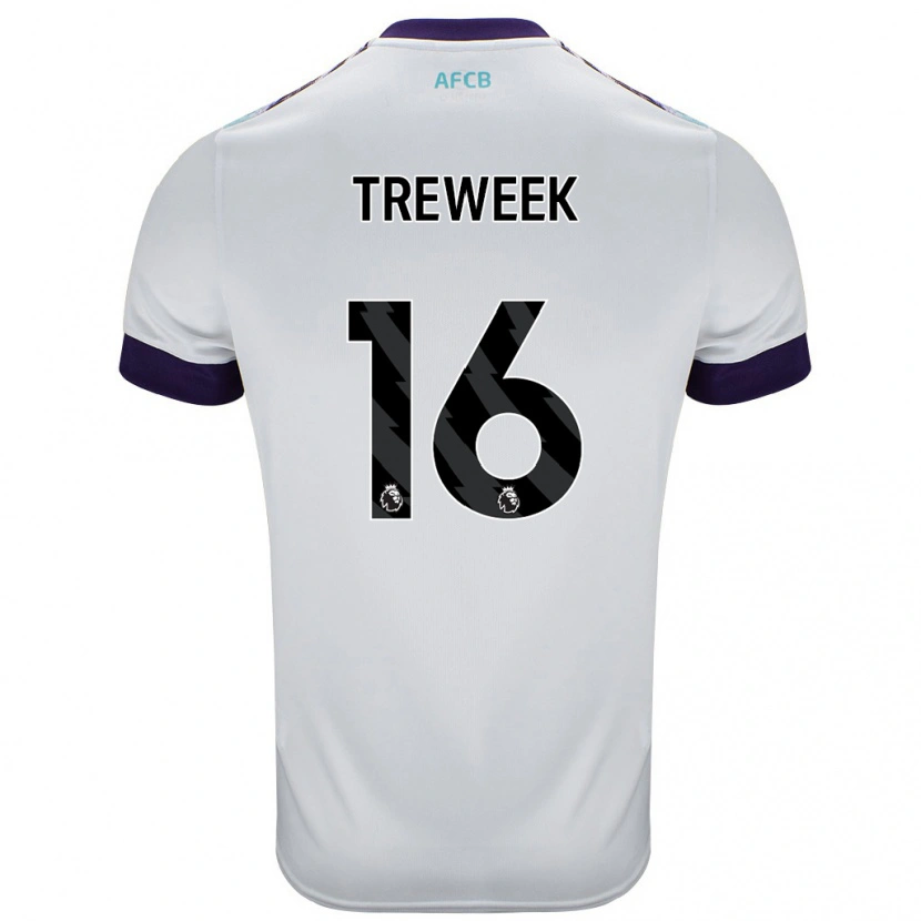 Danxen Kvinnor Jess Treweek #16 Vit Grön Lila Bortatröja Matchtröjor 2024/25 Tröjor T-Tröja