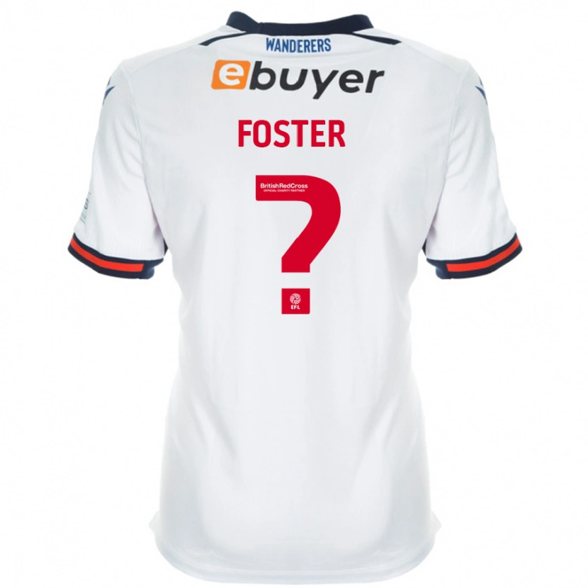 Danxen Barn Grace Foster #0 Vit Hemmatröja Matchtröjor 2024/25 Tröjor T-Tröja