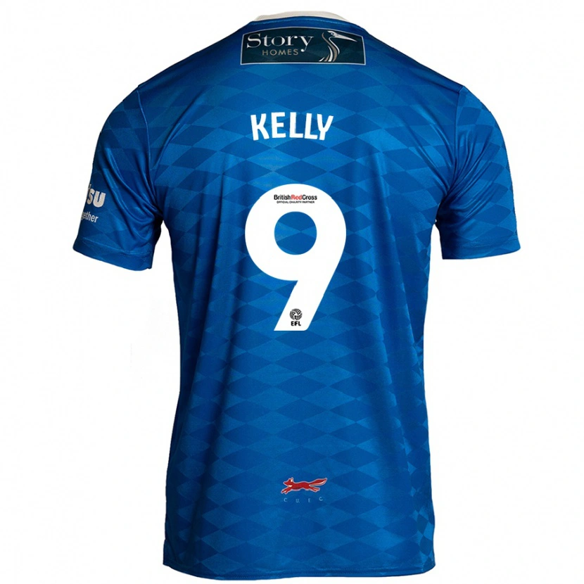 Danxen Barn Georgie Kelly #9 Blå Hemmatröja Matchtröjor 2024/25 Tröjor T-Tröja