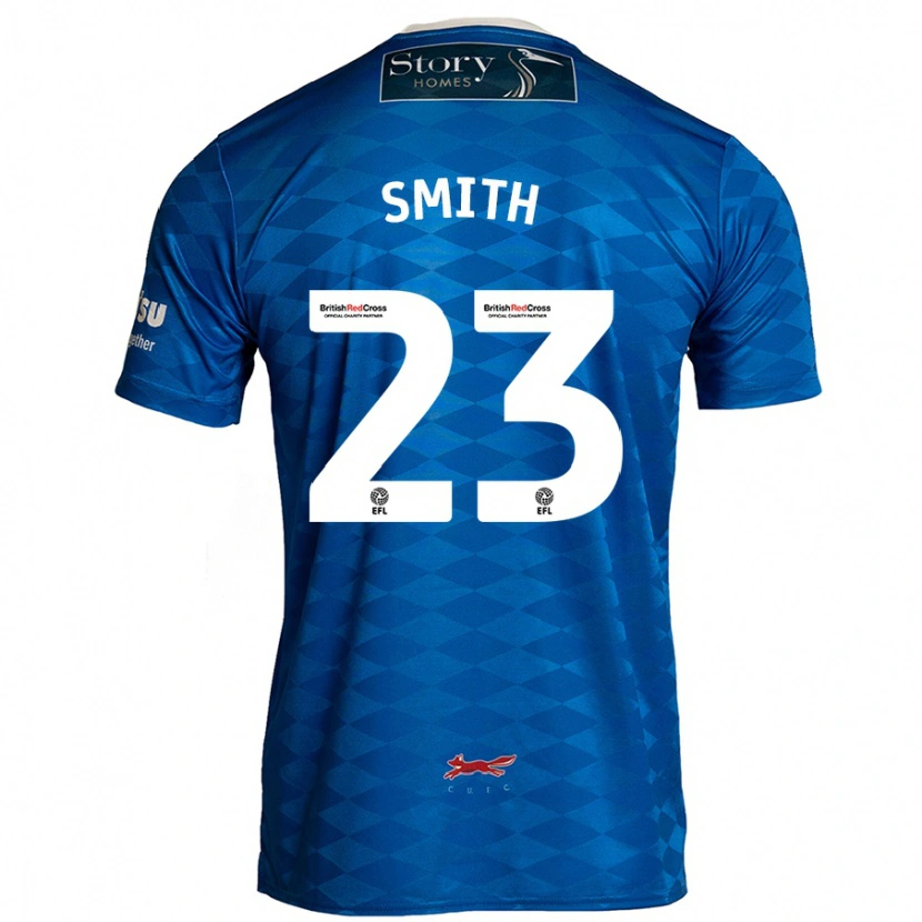 Danxen Barn Jude Smith #23 Blå Hemmatröja Matchtröjor 2024/25 Tröjor T-Tröja