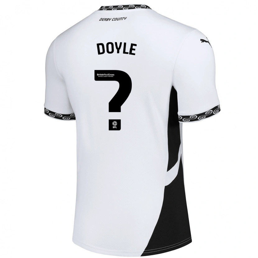 Danxen Barn Aj Doyle #0 Vit Svart Hemmatröja Matchtröjor 2024/25 Tröjor T-Tröja
