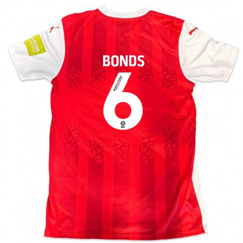 Danxen Barn Elliot Bonds #6 Röd Vit Hemmatröja Matchtröjor 2024/25 Tröjor T-Tröja