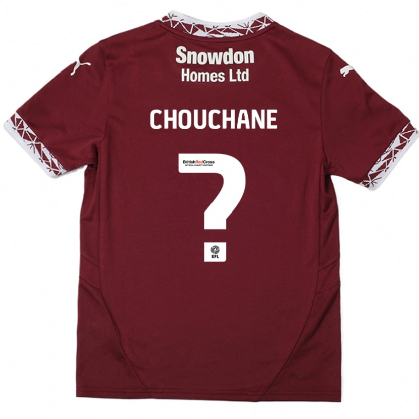Danxen Barn Samy Chouchane #0 Bourgogne Hemmatröja Matchtröjor 2024/25 Tröjor T-Tröja