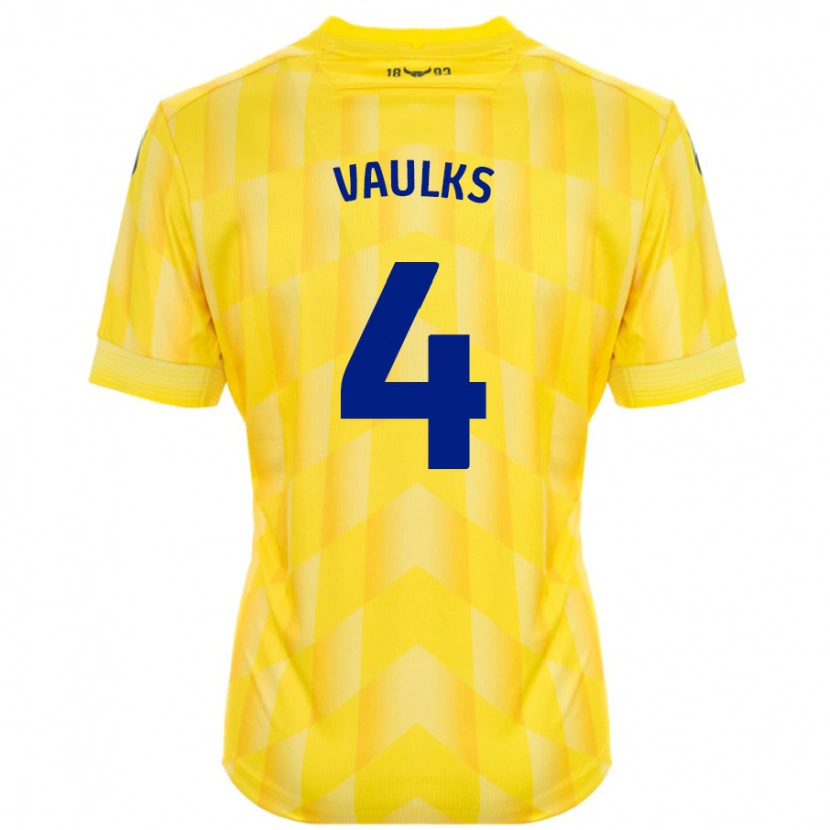 Danxen Barn Will Vaulks #4 Gul Hemmatröja Matchtröjor 2024/25 Tröjor T-Tröja
