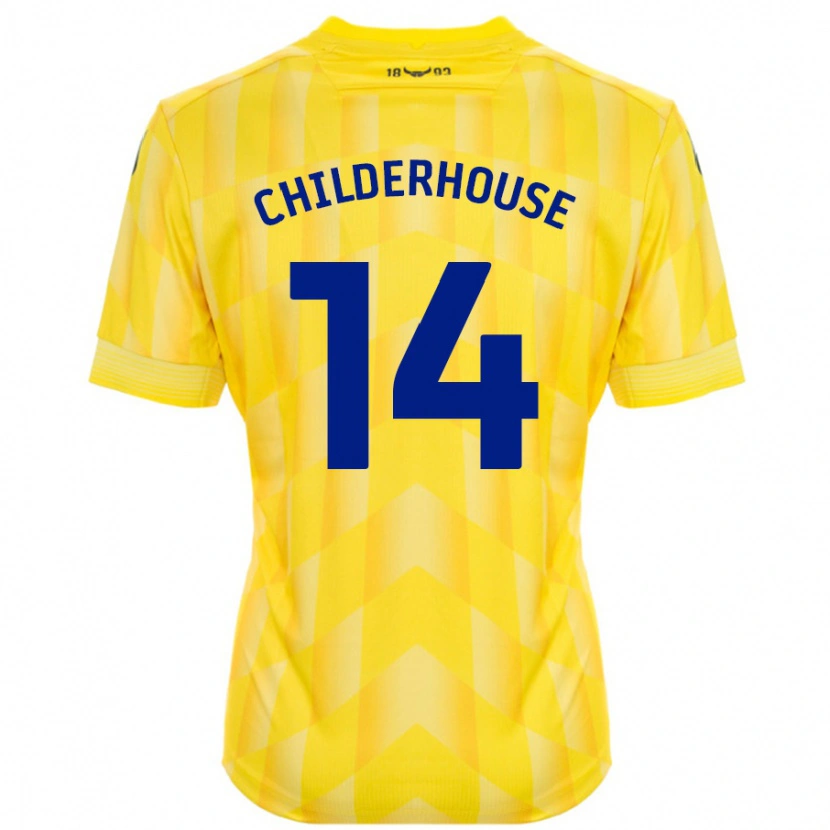 Danxen Barn Molly Childerhouse #14 Gul Hemmatröja Matchtröjor 2024/25 Tröjor T-Tröja