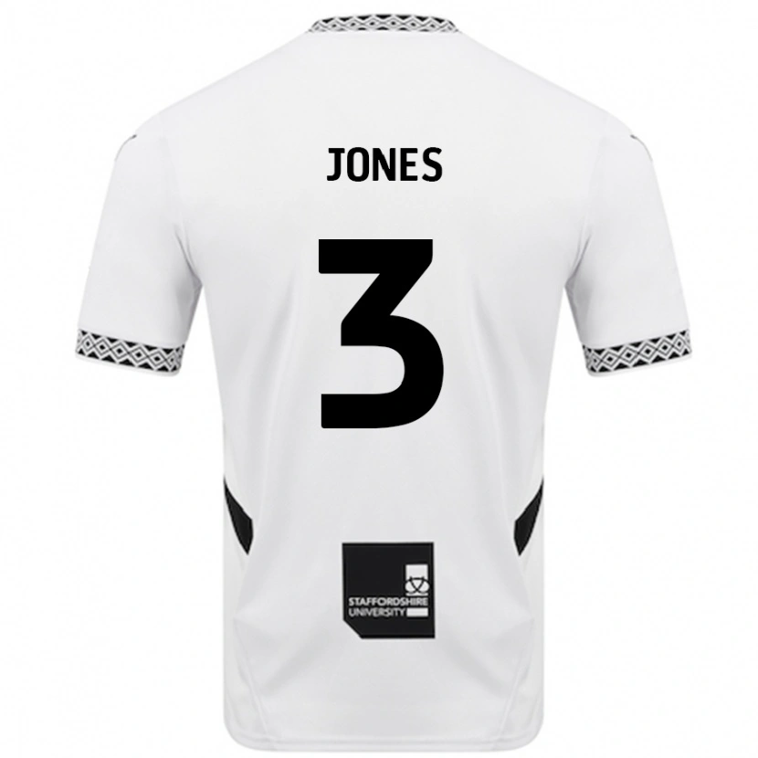 Danxen Barn Dan Jones #3 Vit Hemmatröja Matchtröjor 2024/25 Tröjor T-Tröja