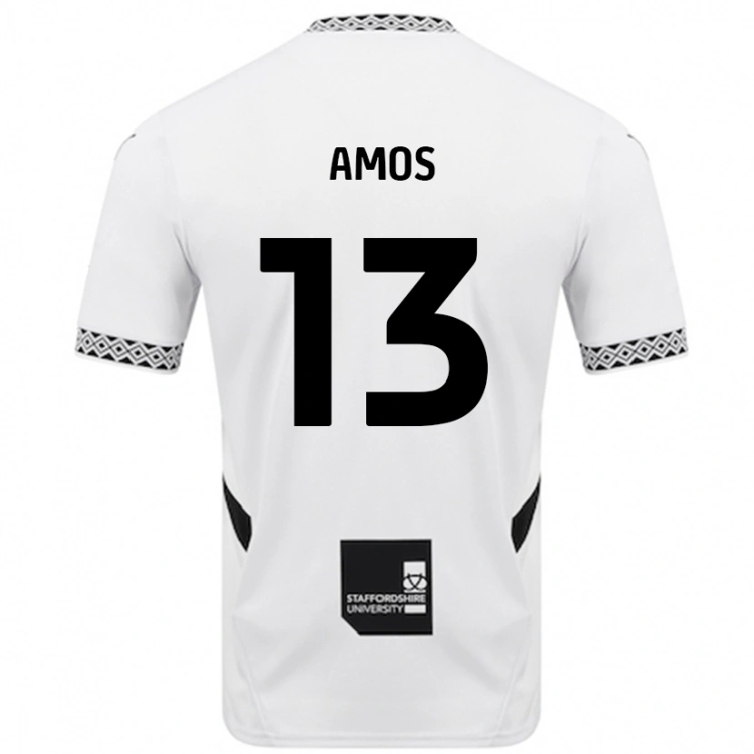 Danxen Barn Ben Amos #13 Vit Hemmatröja Matchtröjor 2024/25 Tröjor T-Tröja