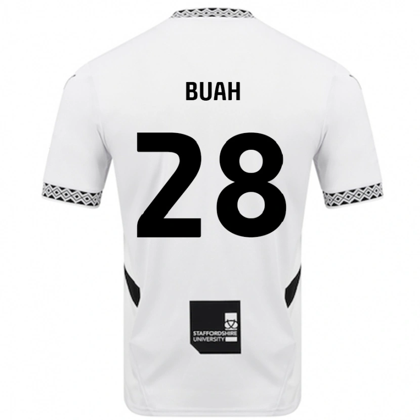 Danxen Barn Andrew Buah #28 Vit Hemmatröja Matchtröjor 2024/25 Tröjor T-Tröja