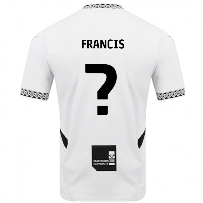 Danxen Barn Louis Francis #0 Vit Hemmatröja Matchtröjor 2024/25 Tröjor T-Tröja