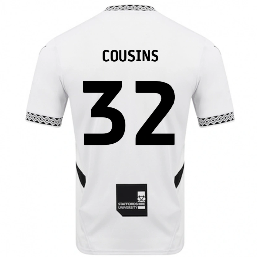 Danxen Barn Logan Cousins #32 Vit Hemmatröja Matchtröjor 2024/25 Tröjor T-Tröja
