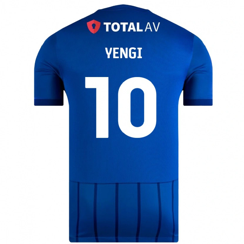 Danxen Barn Kusini Yengi #10 Blå Hemmatröja Matchtröjor 2024/25 Tröjor T-Tröja