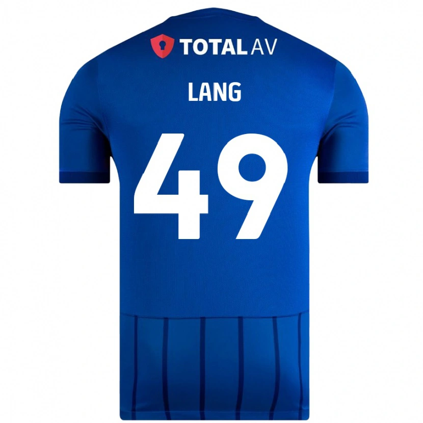 Danxen Barn Callum Lang #49 Blå Hemmatröja Matchtröjor 2024/25 Tröjor T-Tröja