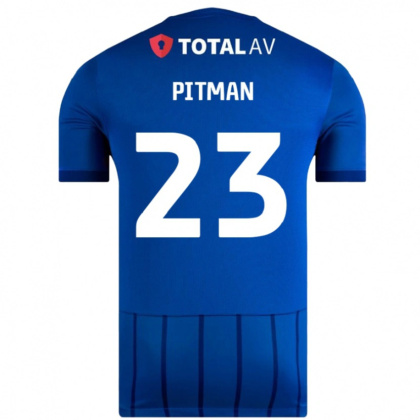 Danxen Barn Emily Pitman #23 Blå Hemmatröja Matchtröjor 2024/25 Tröjor T-Tröja