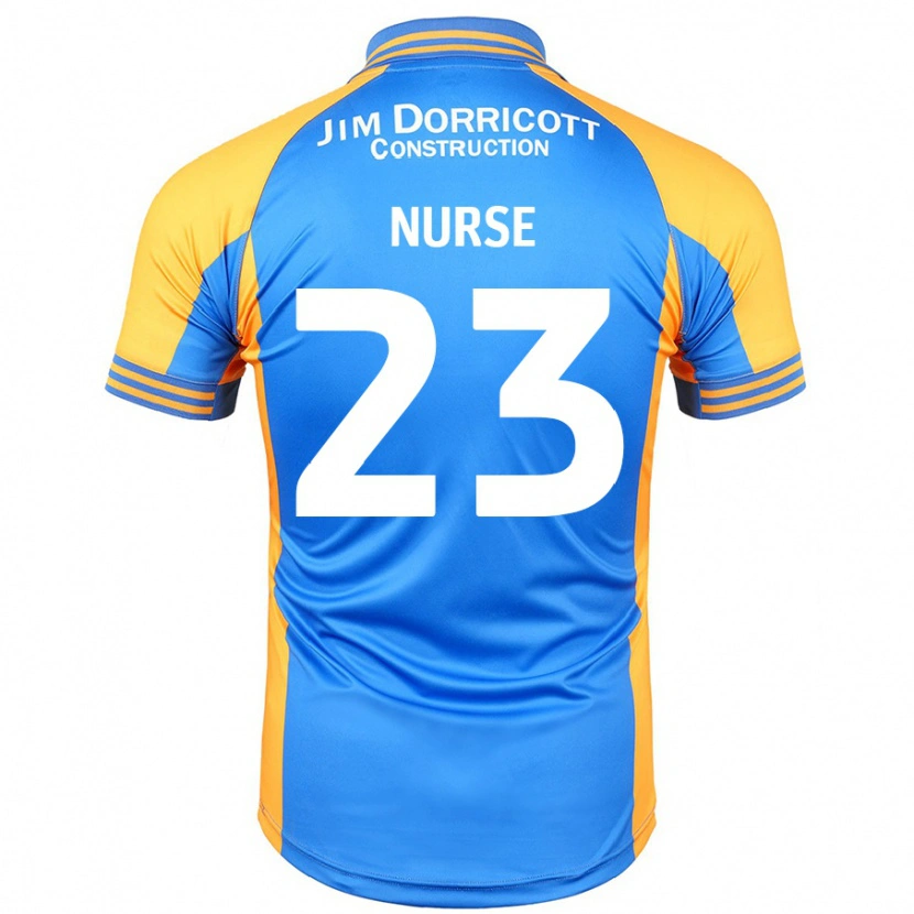 Danxen Barn George Nurse #23 Blå Bärnsten Hemmatröja Matchtröjor 2024/25 Tröjor T-Tröja