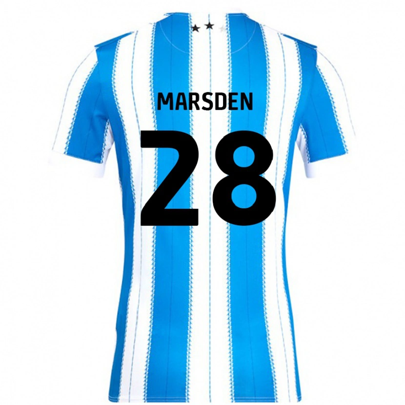 Danxen Barn Brooke Marsden #28 Blå Vit Hemmatröja Matchtröjor 2024/25 Tröjor T-Tröja