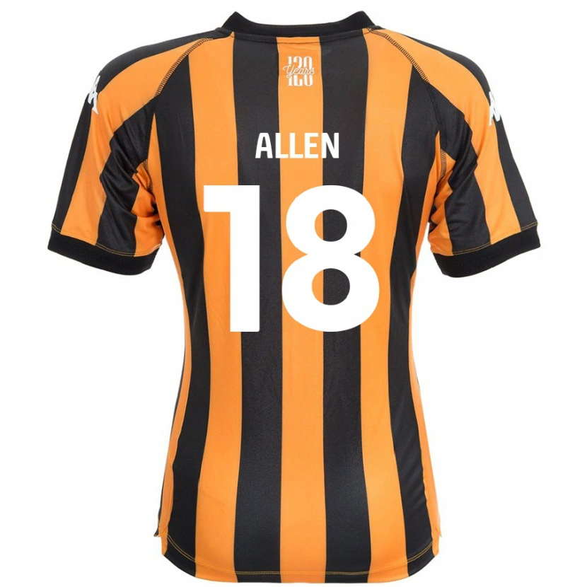 Danxen Barn Aaliyah Allen #18 Svart Bärnsten Hemmatröja Matchtröjor 2024/25 Tröjor T-Tröja