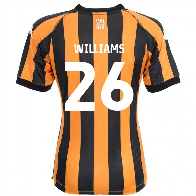 Danxen Barn Annabel Williams #26 Svart Bärnsten Hemmatröja Matchtröjor 2024/25 Tröjor T-Tröja