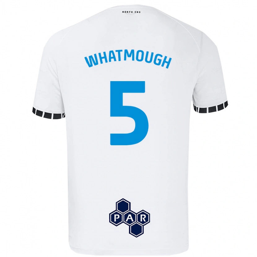 Danxen Barn Jack Whatmough #5 Vit Hemmatröja Matchtröjor 2024/25 Tröjor T-Tröja