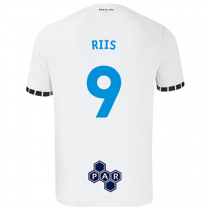 Danxen Barn Emil Riis #9 Vit Hemmatröja Matchtröjor 2024/25 Tröjor T-Tröja