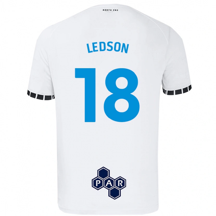 Danxen Barn Ryan Ledson #18 Vit Hemmatröja Matchtröjor 2024/25 Tröjor T-Tröja