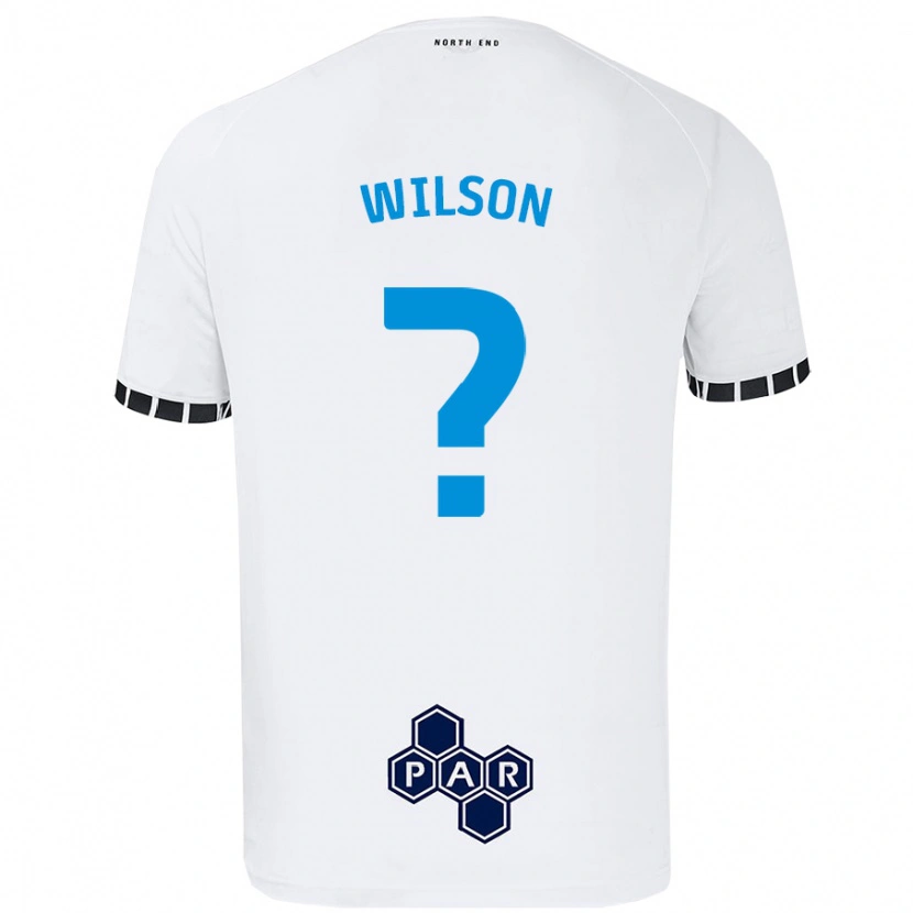 Danxen Barn Max Wilson #0 Vit Hemmatröja Matchtröjor 2024/25 Tröjor T-Tröja