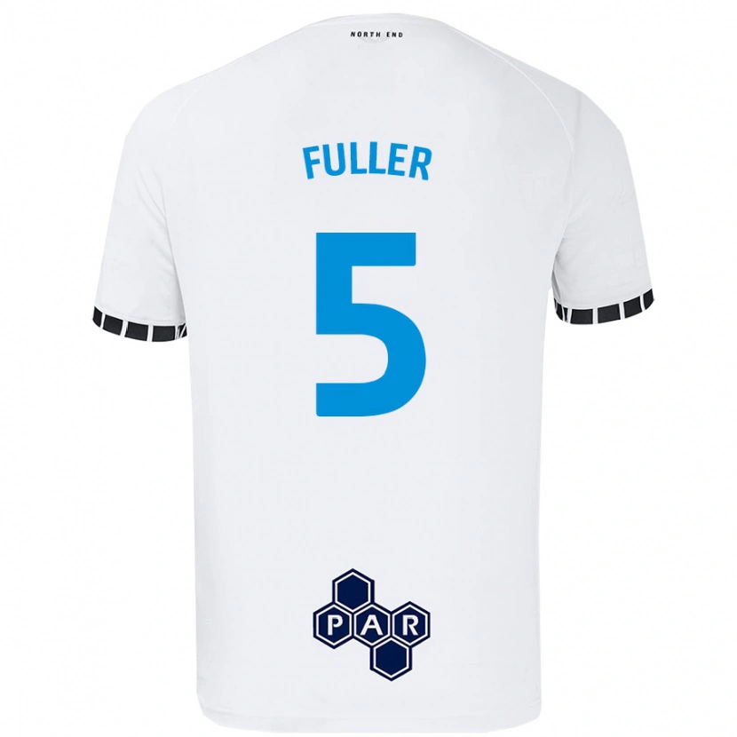 Danxen Barn Olivia Fuller #5 Vit Hemmatröja Matchtröjor 2024/25 Tröjor T-Tröja