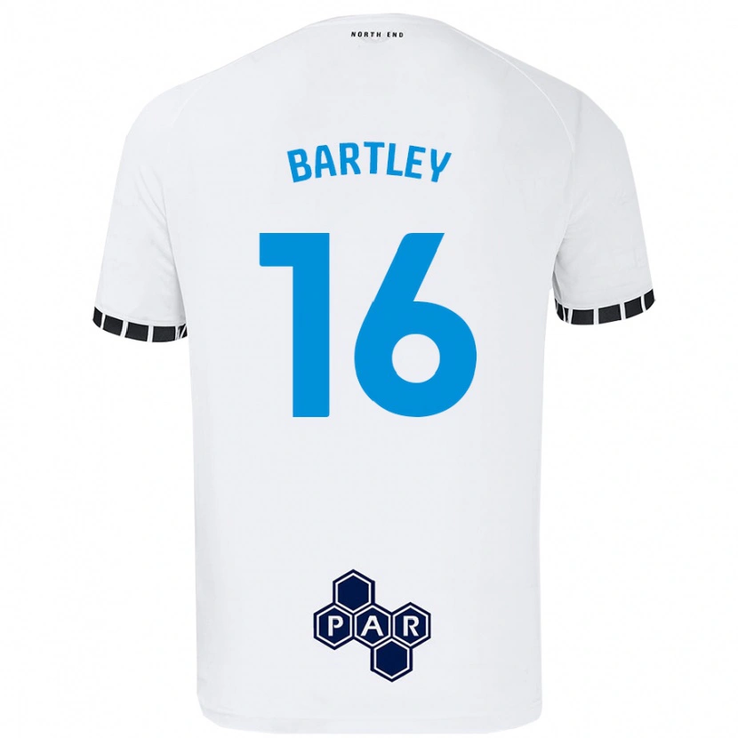Danxen Barn Melanie Bartley #16 Vit Hemmatröja Matchtröjor 2024/25 Tröjor T-Tröja