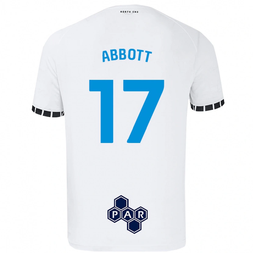 Danxen Barn Becky Abbott #17 Vit Hemmatröja Matchtröjor 2024/25 Tröjor T-Tröja