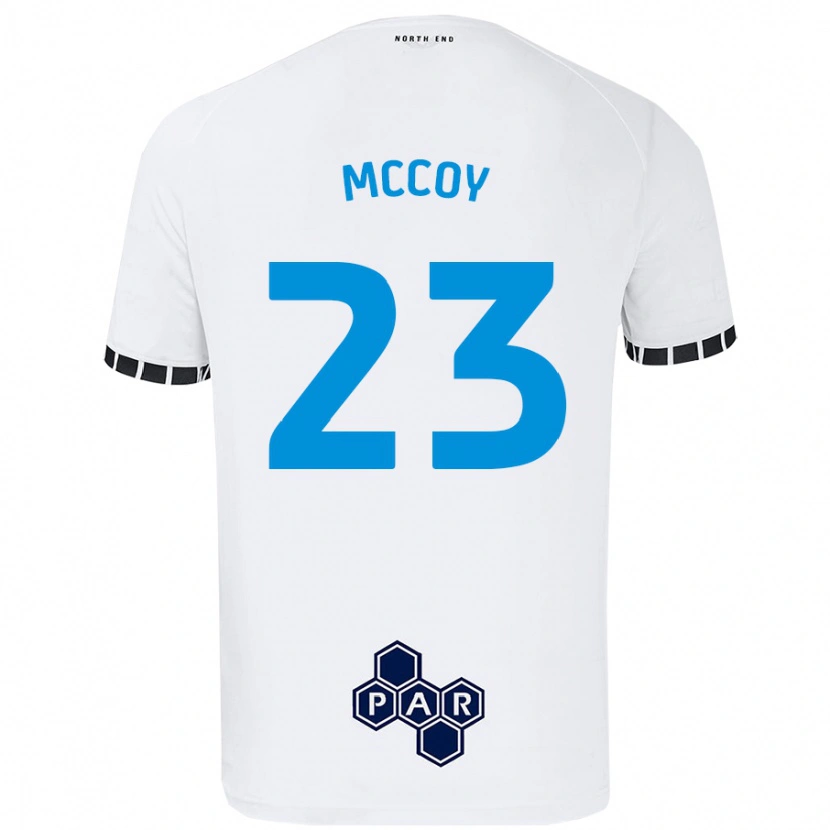 Danxen Barn Faye Mccoy #23 Vit Hemmatröja Matchtröjor 2024/25 Tröjor T-Tröja