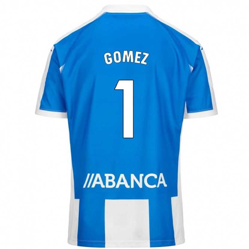 Danxen Barn Yohana Gómez #1 Blå Vit Hemmatröja Matchtröjor 2024/25 Tröjor T-Tröja