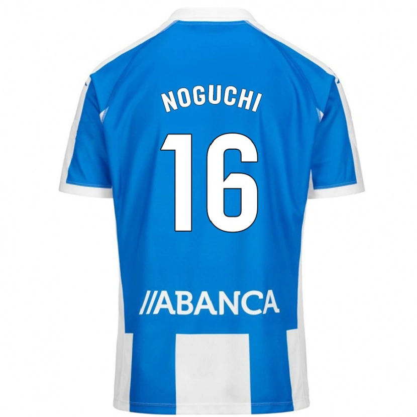 Danxen Barn Ayaka Noguchi #16 Blå Vit Hemmatröja Matchtröjor 2024/25 Tröjor T-Tröja