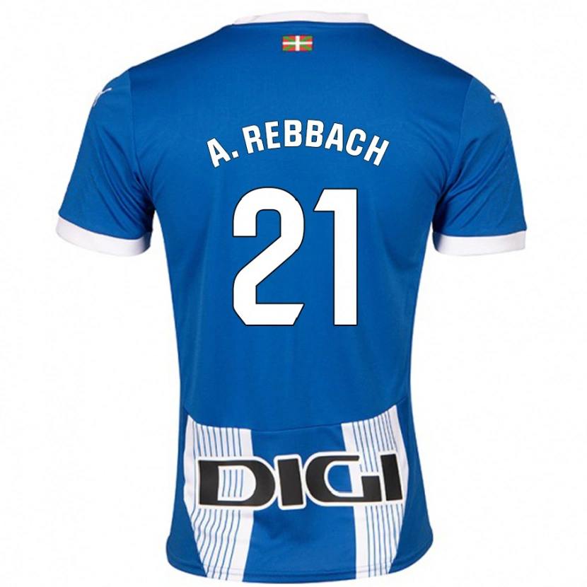 Danxen Barn Abde Rebbach #21 Blå Hemmatröja Matchtröjor 2024/25 Tröjor T-Tröja