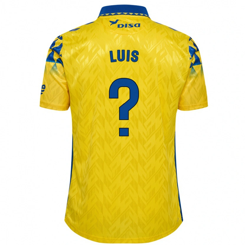 Danxen Barn Ryan Luis #0 Gul Blå Hemmatröja Matchtröjor 2024/25 Tröjor T-Tröja