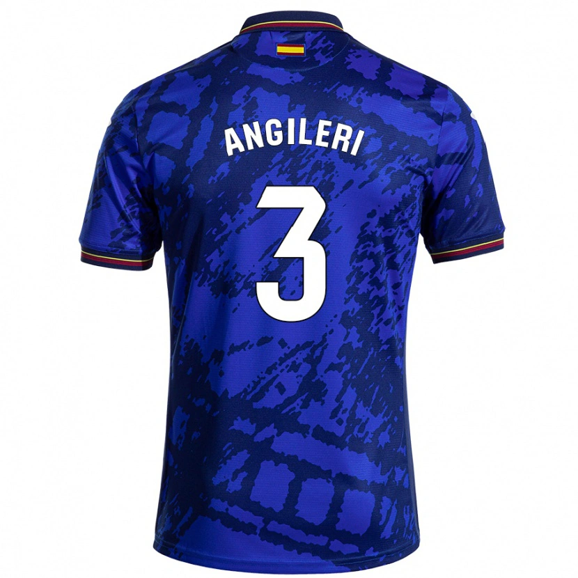 Danxen Barn Fabrizio Angileri #3 Mörkare Blå Hemmatröja Matchtröjor 2024/25 Tröjor T-Tröja