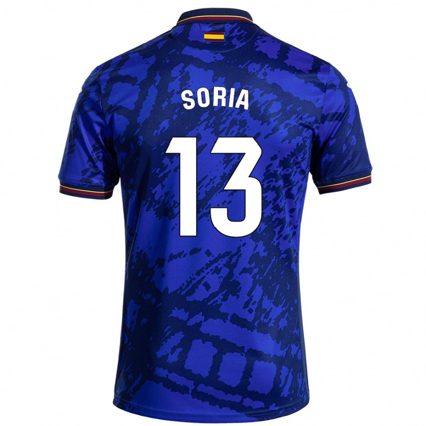 Danxen Barn David Soria #13 Mörkare Blå Hemmatröja Matchtröjor 2024/25 Tröjor T-Tröja