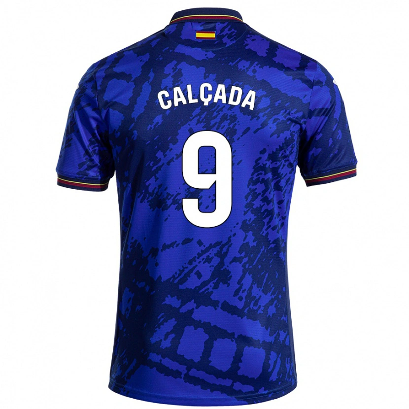 Danxen Barn Gonzalo Calçada #9 Mörkare Blå Hemmatröja Matchtröjor 2024/25 Tröjor T-Tröja