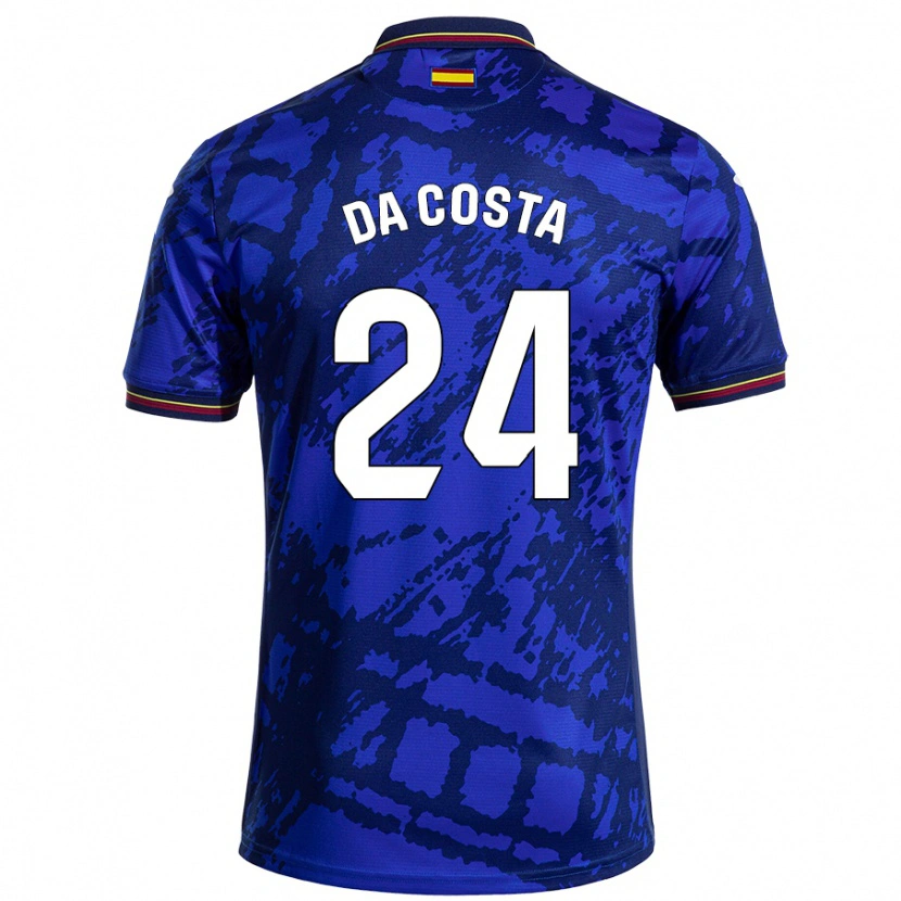 Danxen Barn Coba Da Costa #24 Mörkare Blå Hemmatröja Matchtröjor 2024/25 Tröjor T-Tröja