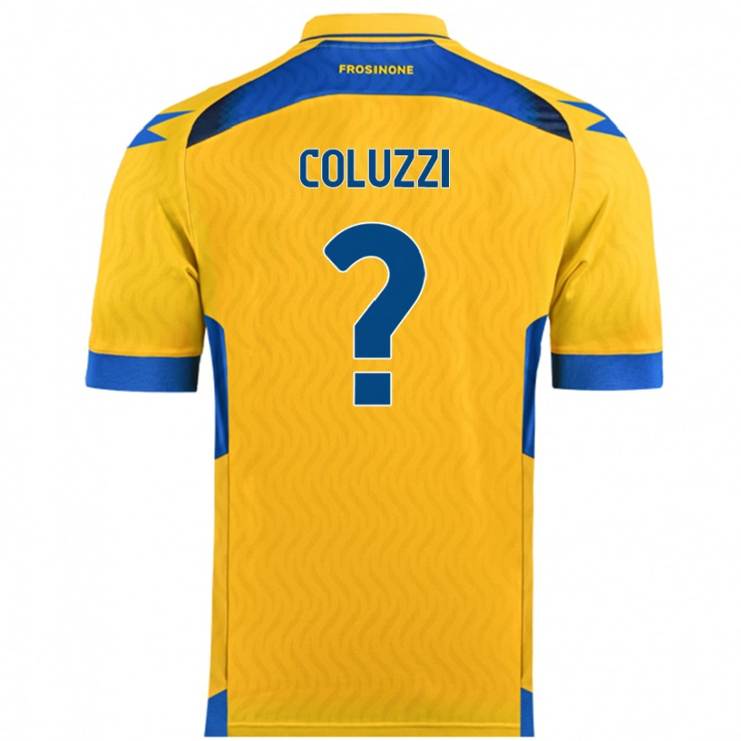Danxen Barn Alessandro Coluzzi #0 Gul Hemmatröja Matchtröjor 2024/25 Tröjor T-Tröja