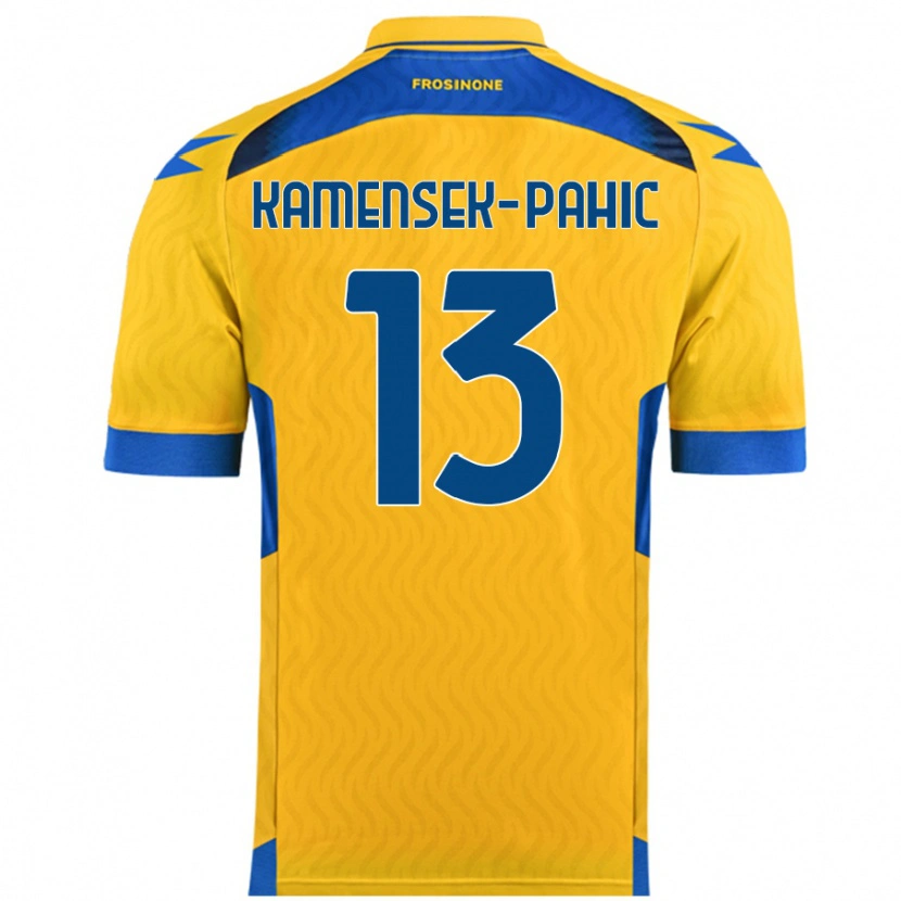 Danxen Barn Matjaz Kamensek-Pahic #13 Gul Hemmatröja Matchtröjor 2024/25 Tröjor T-Tröja