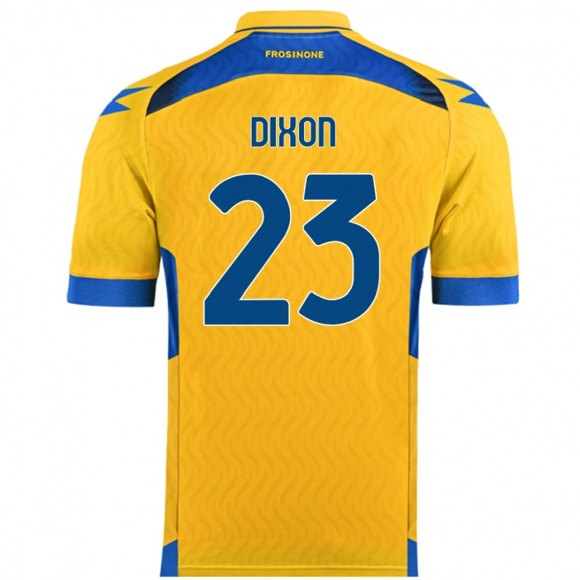 Danxen Barn Damar Dixon #23 Gul Hemmatröja Matchtröjor 2024/25 Tröjor T-Tröja