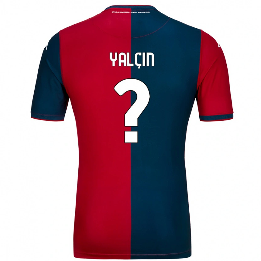 Danxen Barn Güven Yalçın #0 Röd Mörkblå Hemmatröja Matchtröjor 2024/25 Tröjor T-Tröja