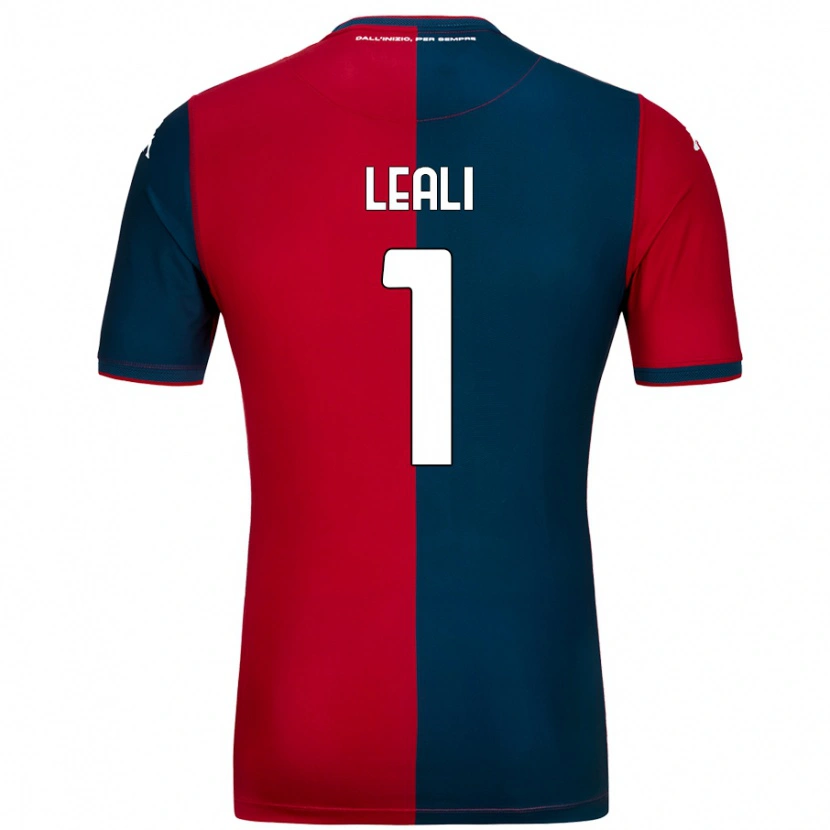 Danxen Barn Nicola Leali #1 Röd Mörkblå Hemmatröja Matchtröjor 2024/25 Tröjor T-Tröja