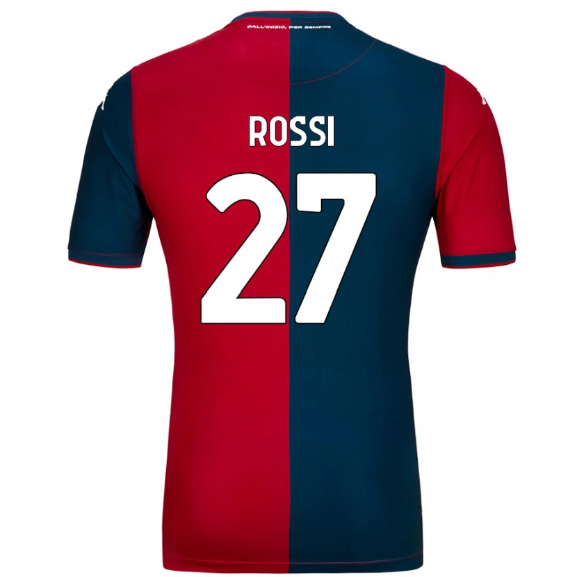 Danxen Barn Lucrezia Rossi #27 Röd Mörkblå Hemmatröja Matchtröjor 2024/25 Tröjor T-Tröja