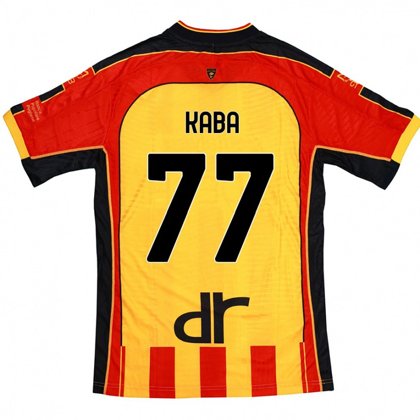 Danxen Barn Mohamed Kaba #77 Gul Röd Hemmatröja Matchtröjor 2024/25 Tröjor T-Tröja
