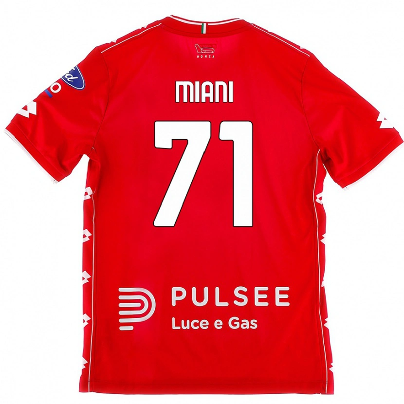 Danxen Barn Arthur Miani #71 Röd Vit Hemmatröja Matchtröjor 2024/25 Tröjor T-Tröja