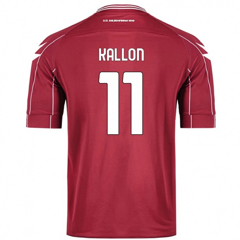 Danxen Barn Yayah Kallon #11 Bourgogne Hemmatröja Matchtröjor 2024/25 Tröjor T-Tröja