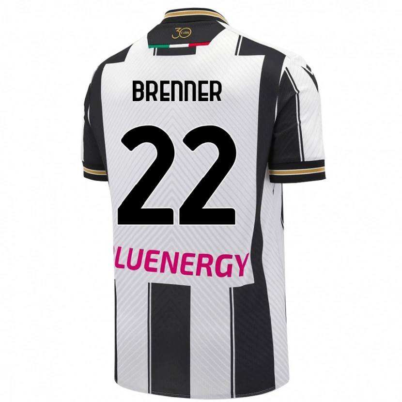 Danxen Barn Brenner #22 Vit Svart Hemmatröja Matchtröjor 2024/25 Tröjor T-Tröja