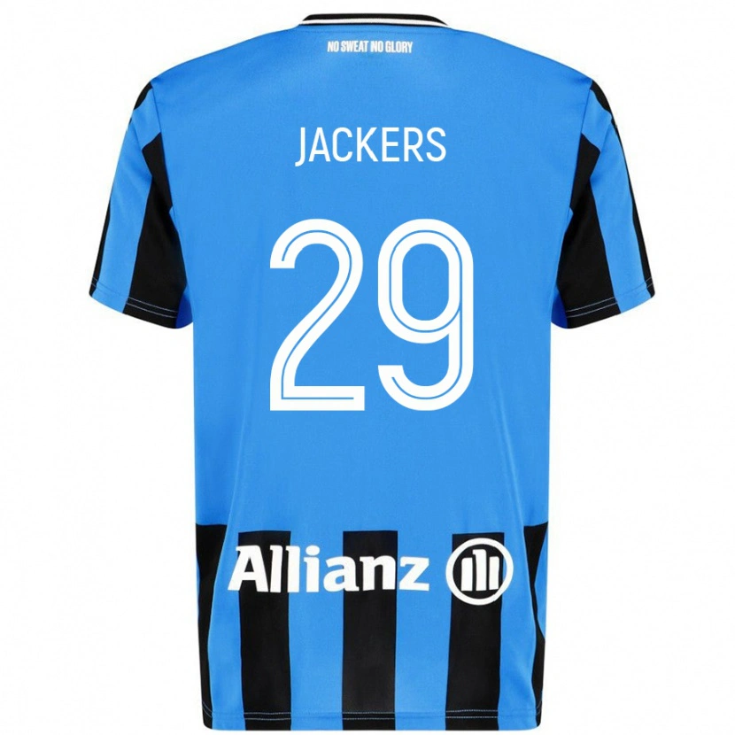 Danxen Barn Nordin Jackers #29 Himmelsblå Svart Hemmatröja Matchtröjor 2024/25 Tröjor T-Tröja